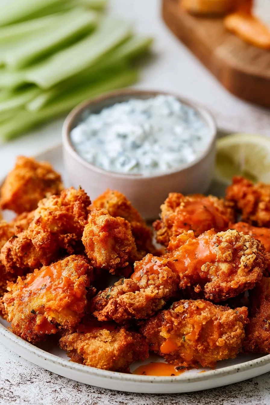 Air Fryer Buffalo Chicken Nuggets