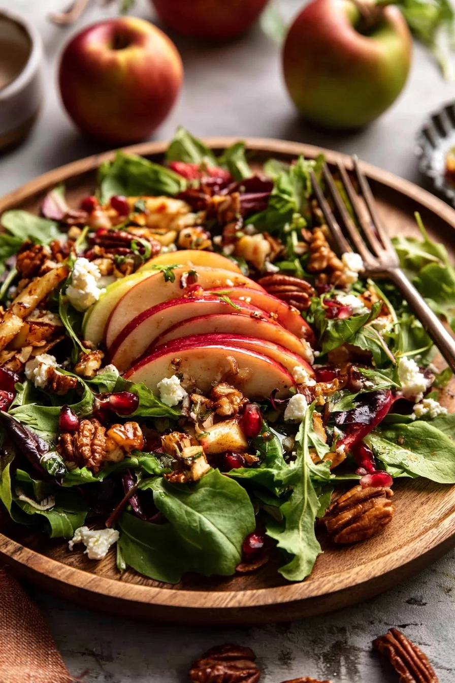 Autumn Harvest Honeycrisp Apple and Feta Salad