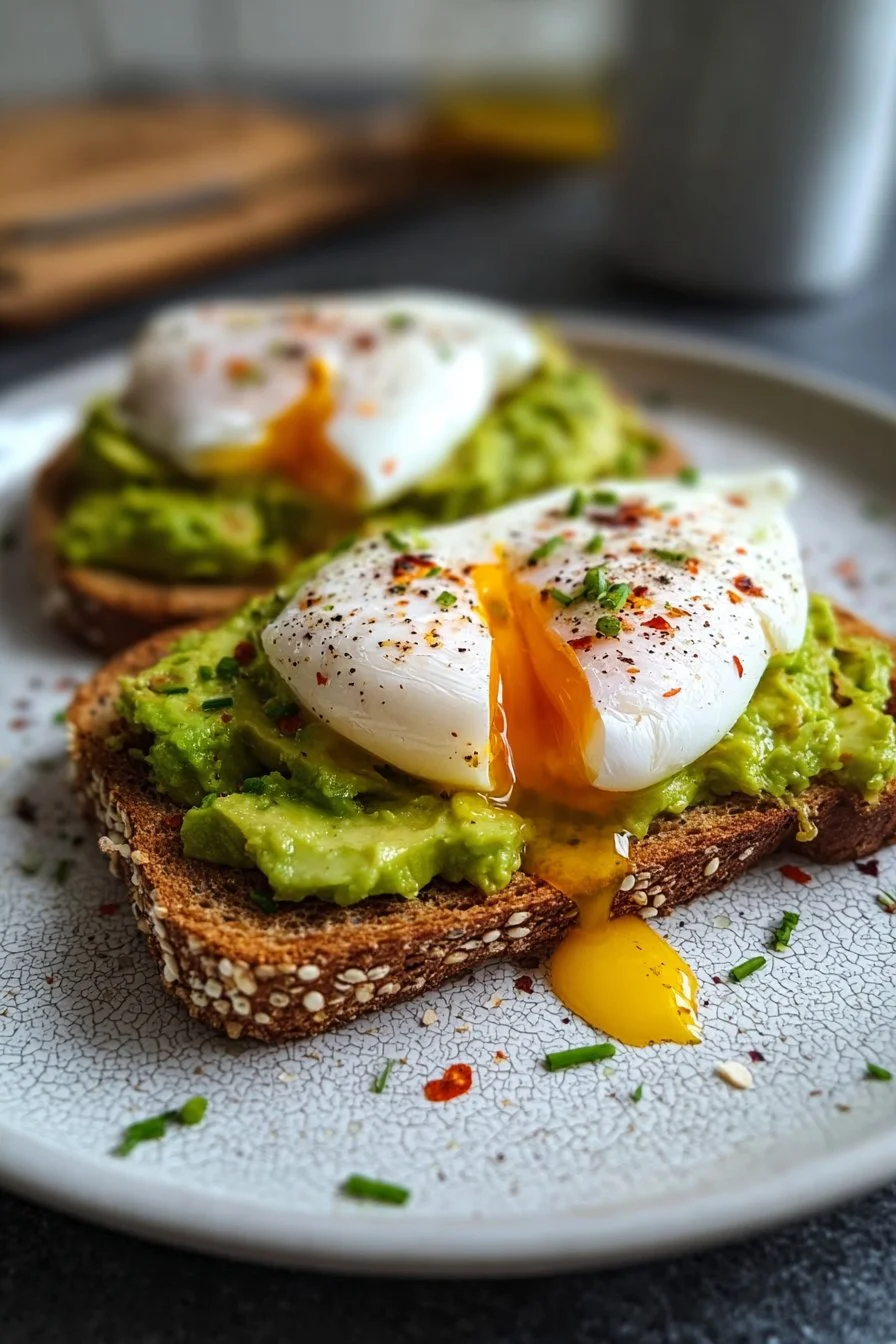 Avocado Toast with Poached Eggs