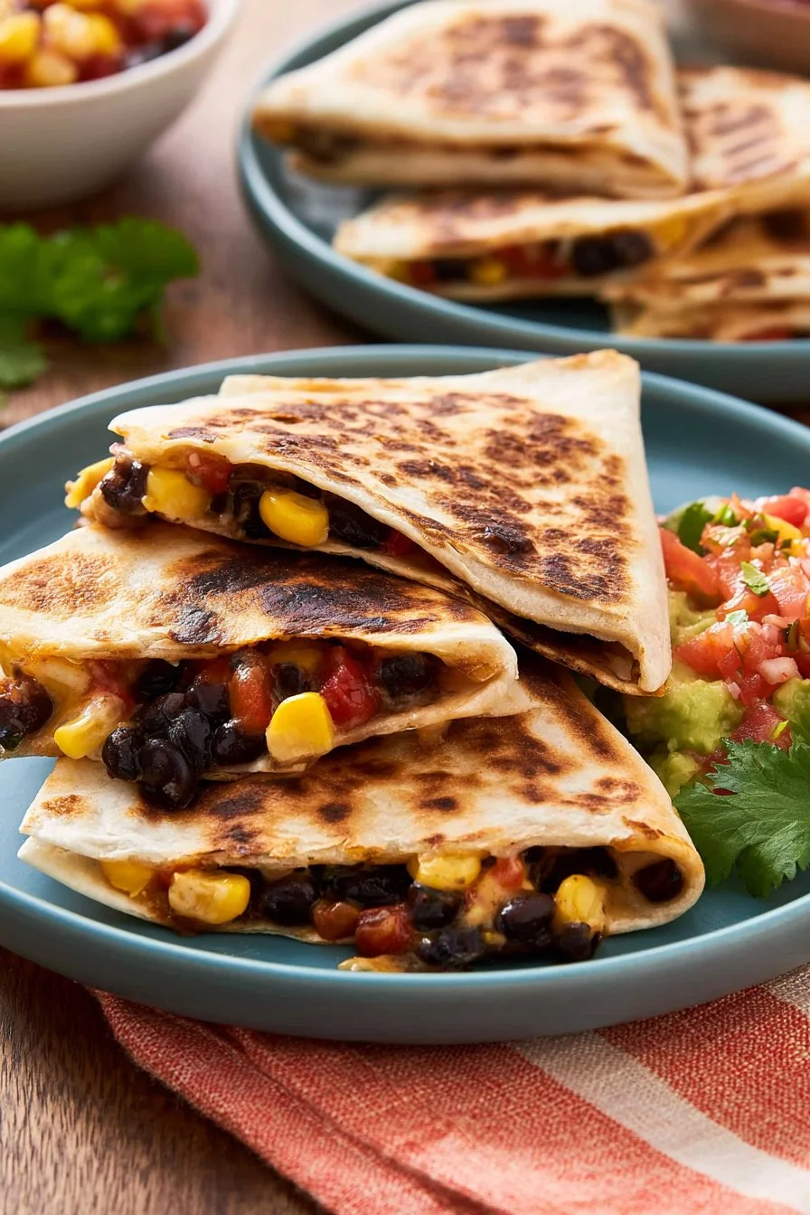Black Bean and Corn Quesadillas