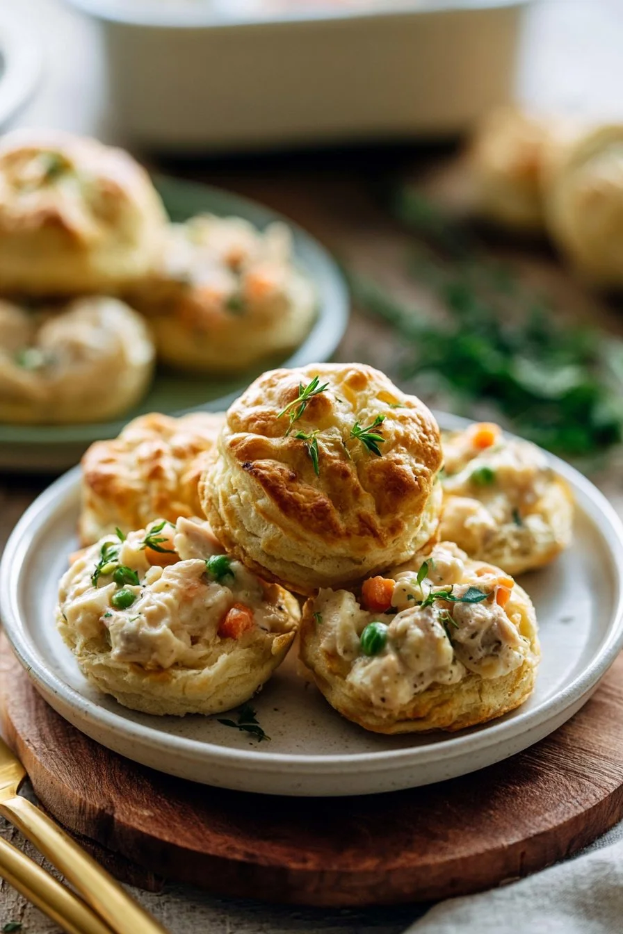 Chicken Pot Pie Bites