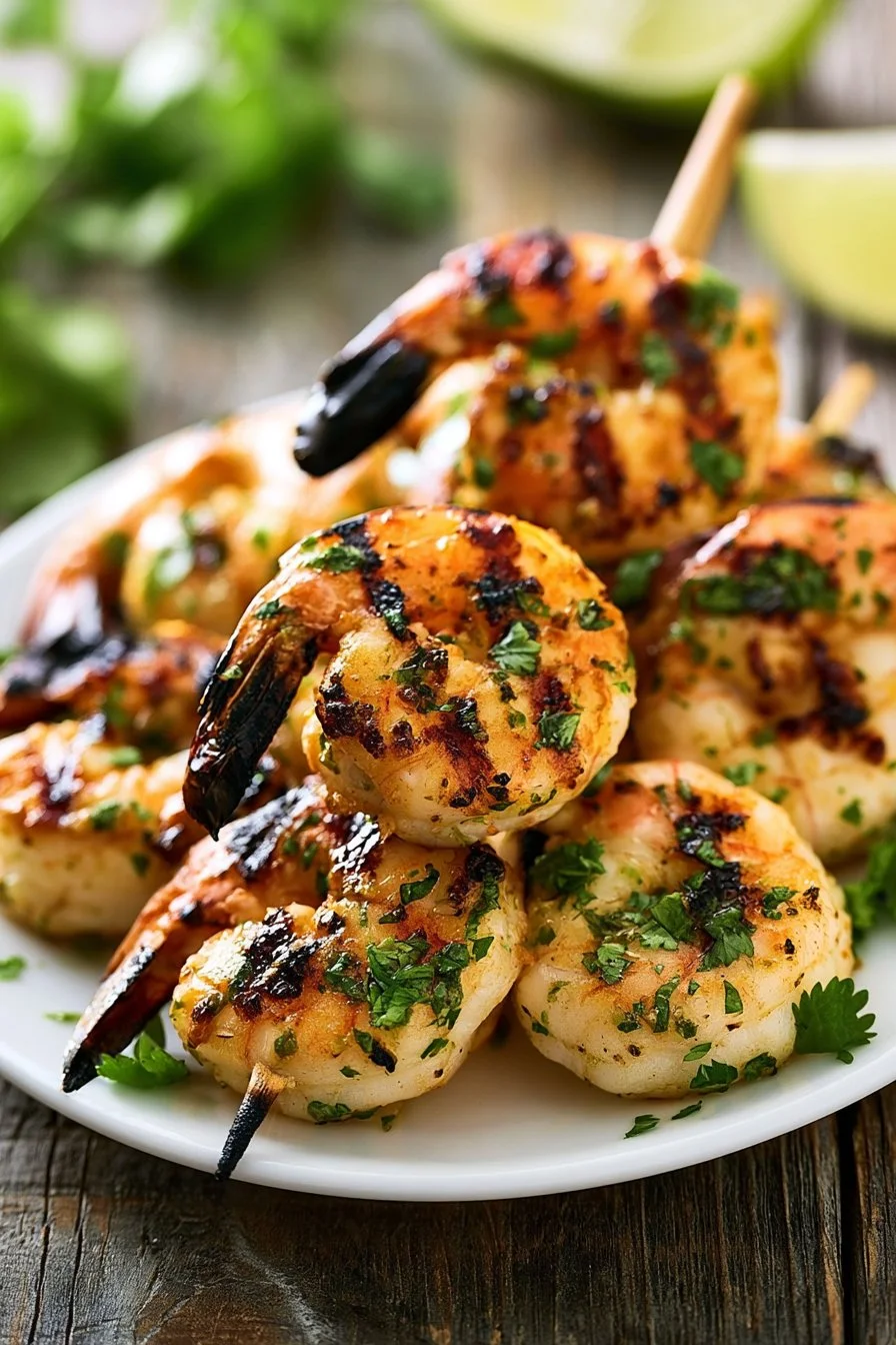 Cilantro Lime Grilled Shrimp