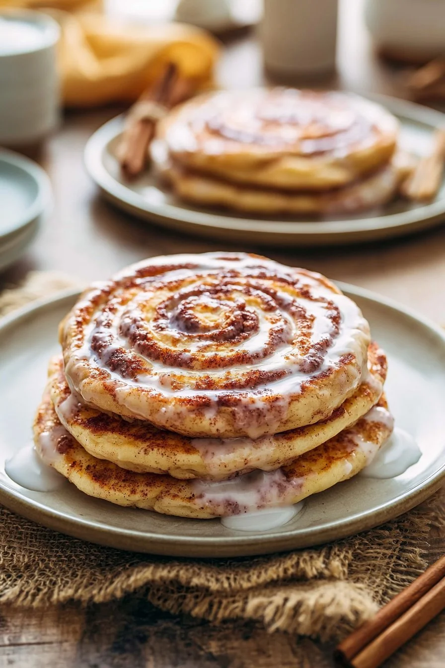 Cinnamon Roll Pancakes