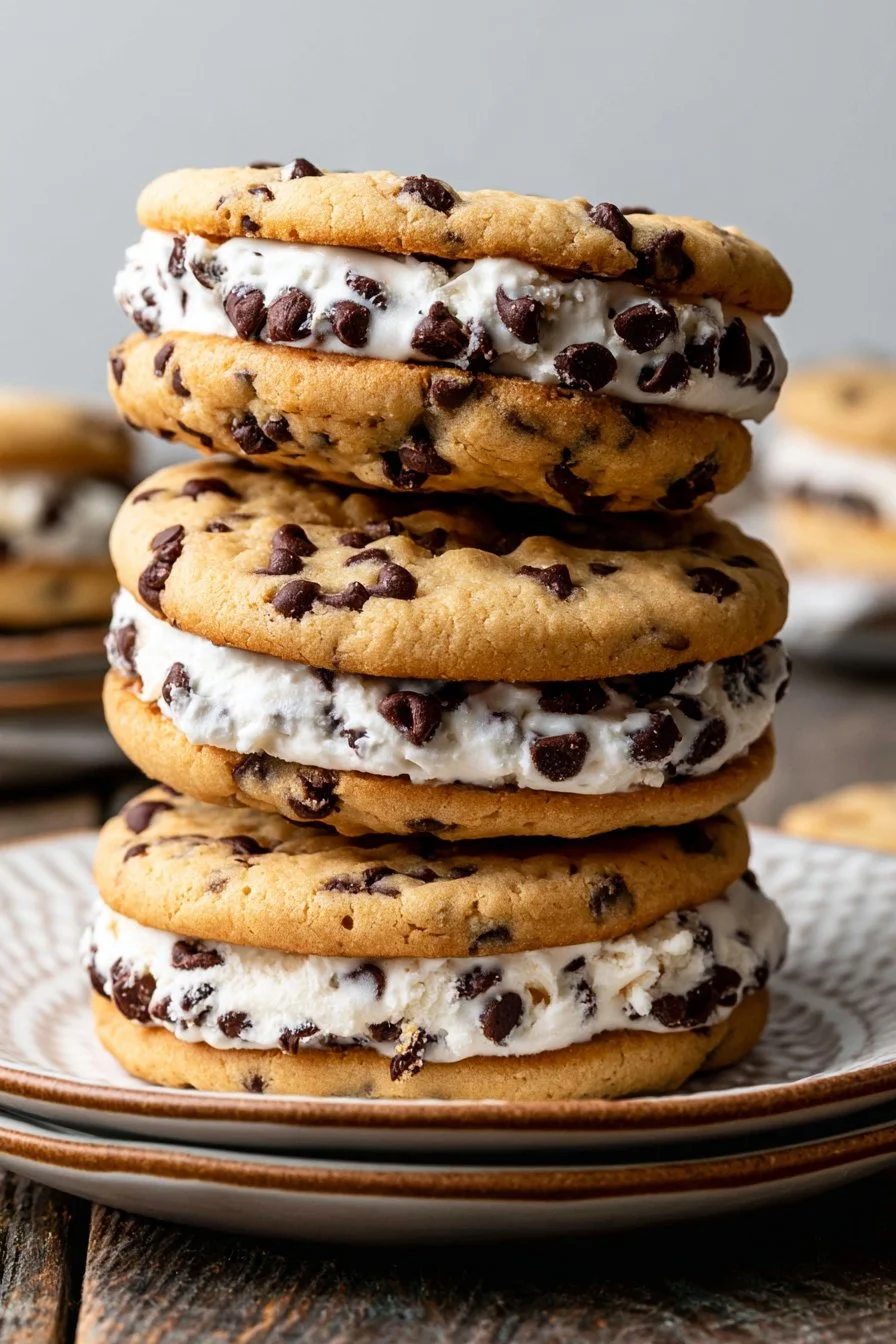 Cookie Ice Cream Sandwiches (Like a Chipwich!)