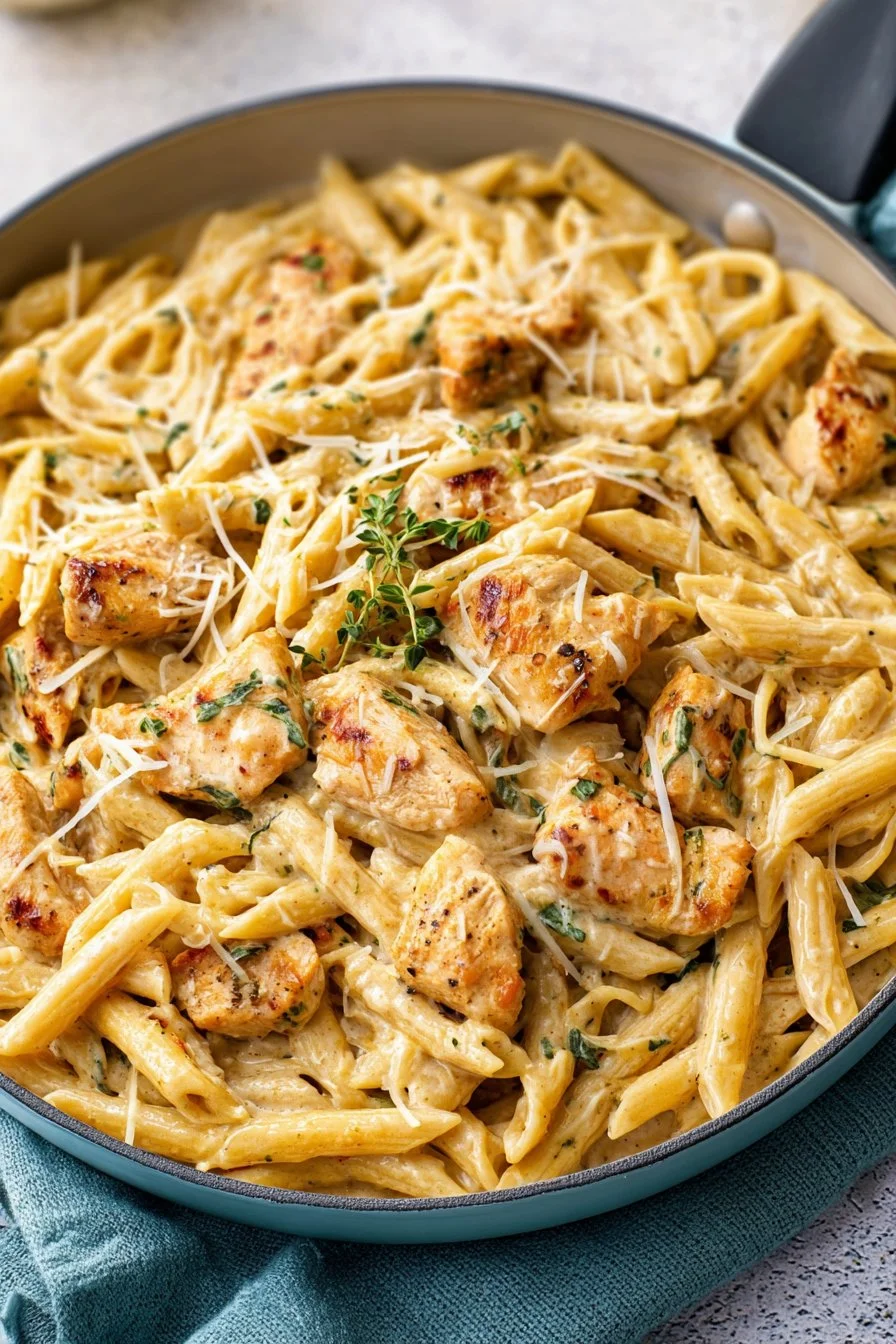 Creamy Garlic Chicken Pasta