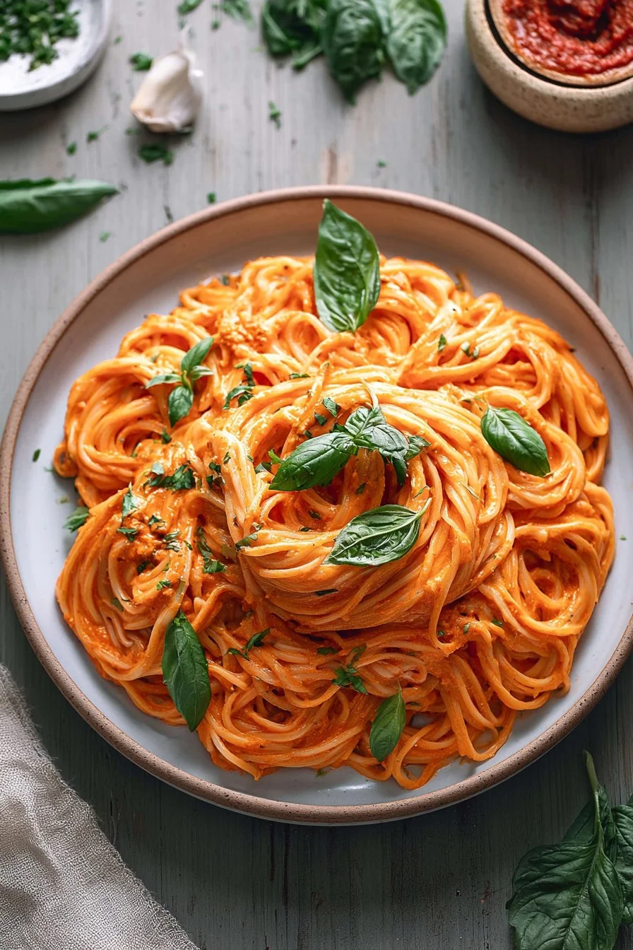 Creamy Roasted Red Pepper Pasta