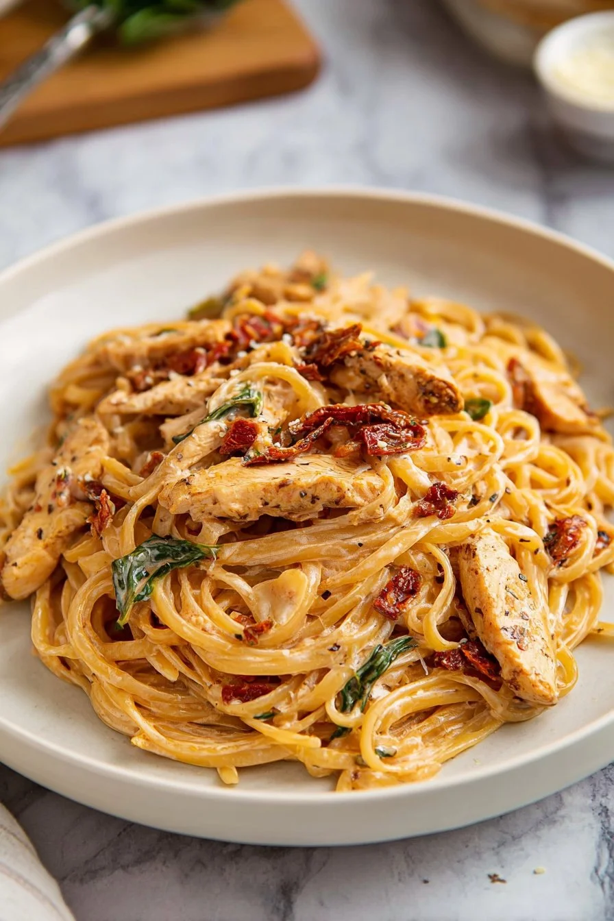 Creamy Tuscan Chicken Pasta