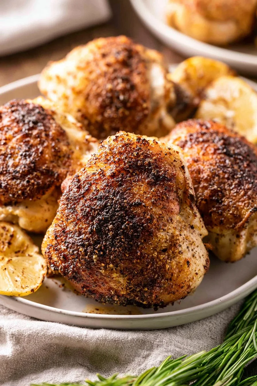 Crispy Baked Chicken Thighs
