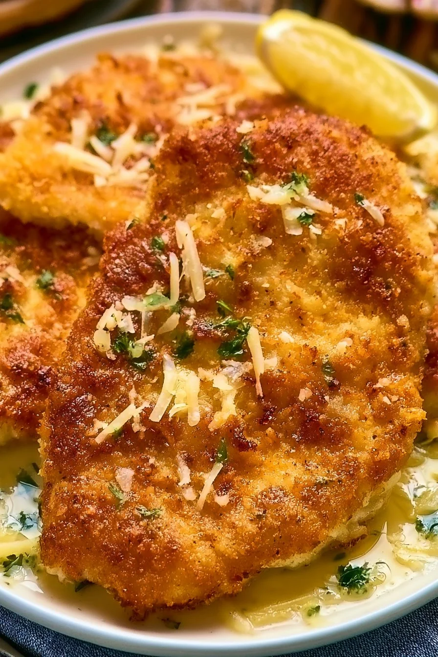 Crispy Parmesan Crusted Chicken