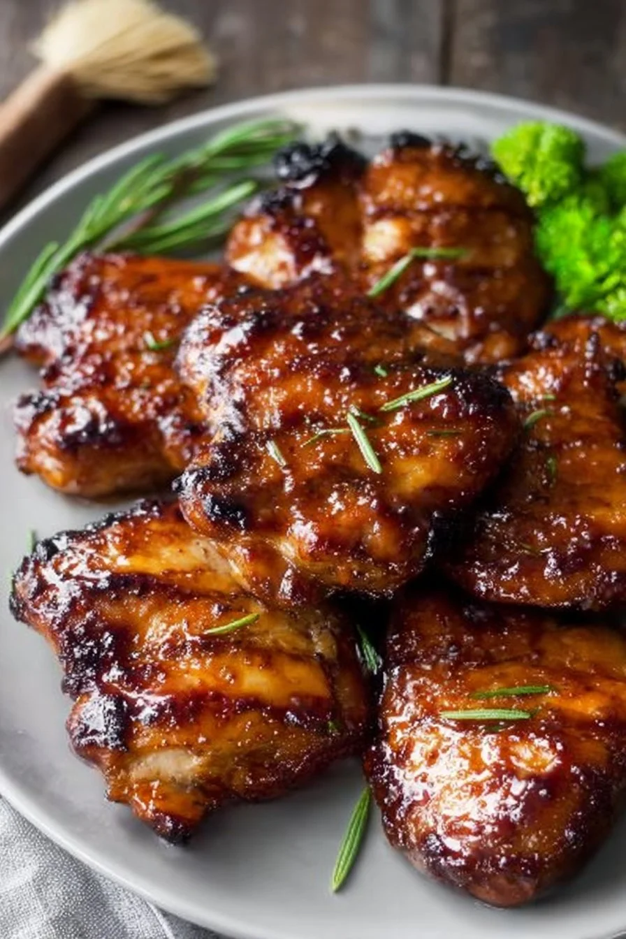 BBQ BONELESS CHICKEN THIGHS