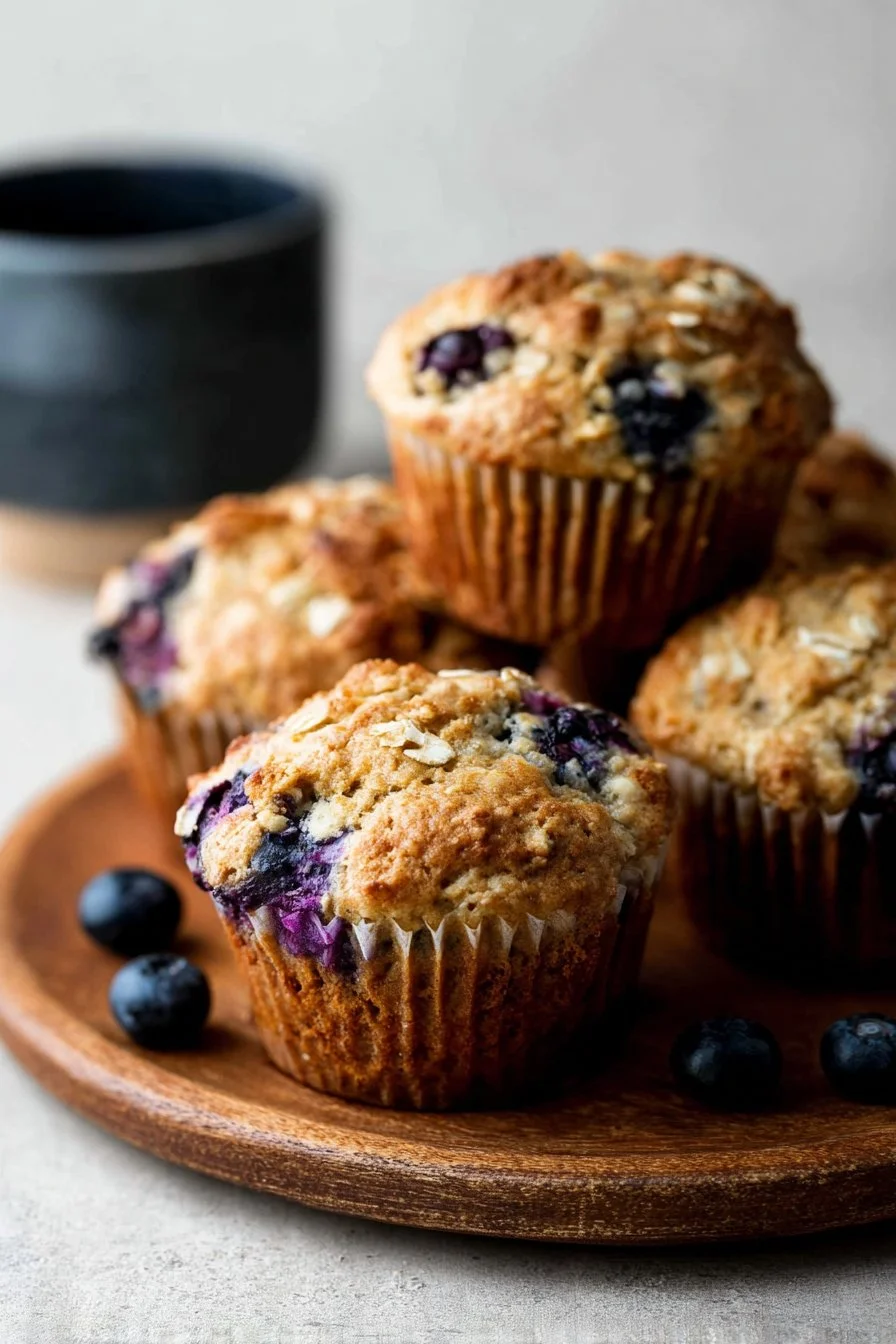 Blueberry Oatmeal Muffins