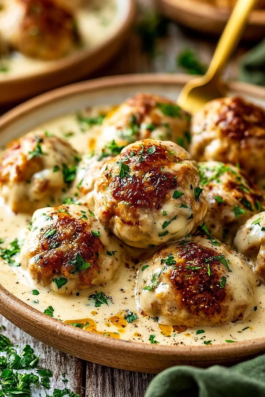 Easy & Creamy Marry Me Chicken Meatballs