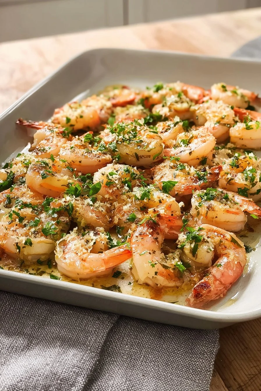 Garlic Parmesan Roasted Shrimp