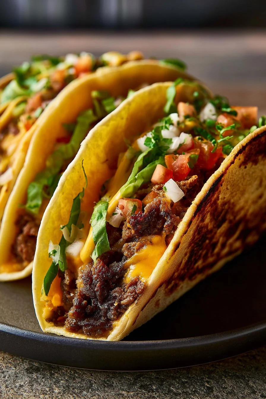 Easy Smash Burger Tacos
