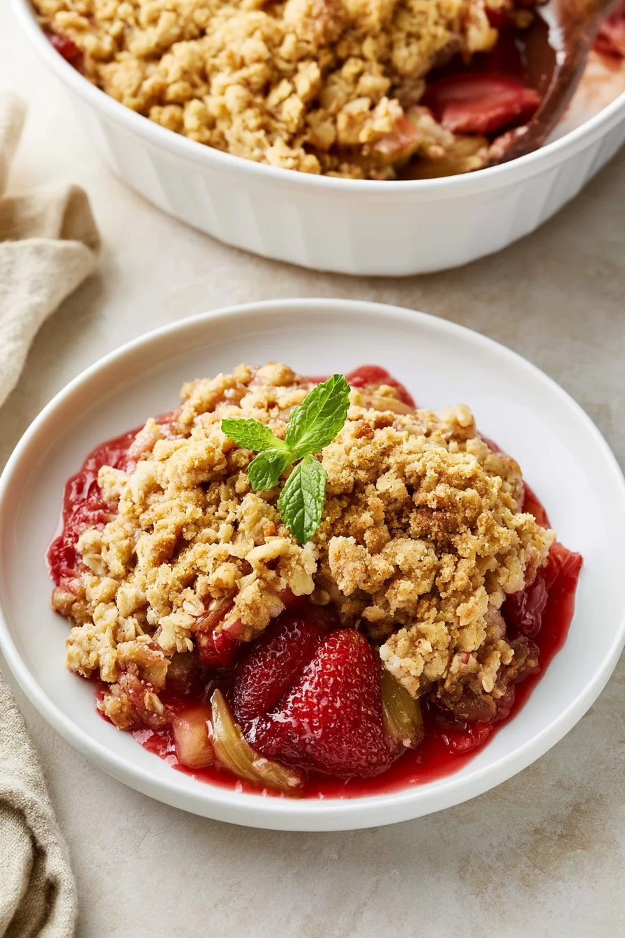 Strawberry Rhubarb Crisp