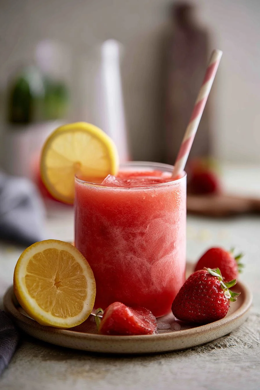 Frozen Strawberry Lemonade