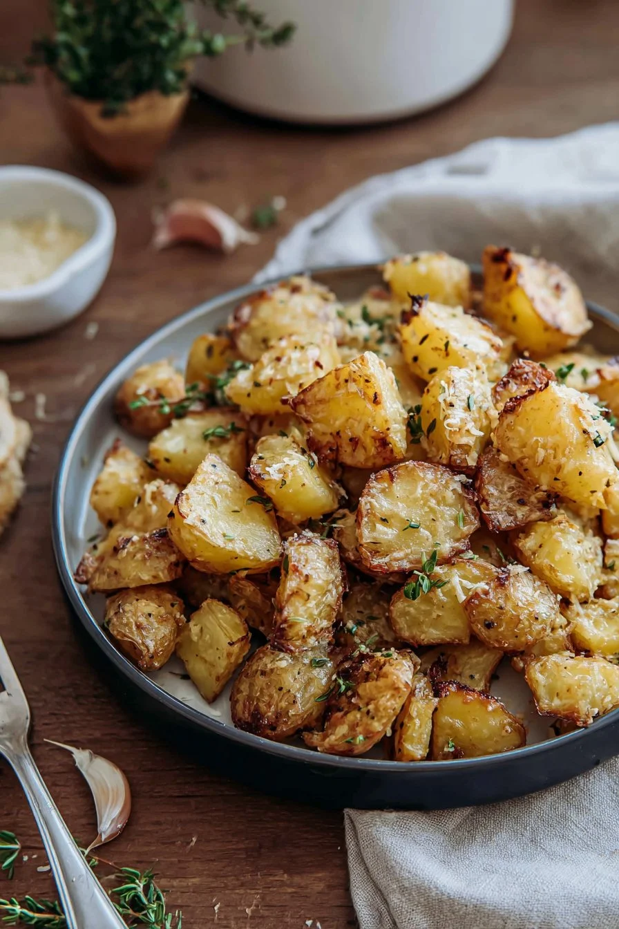 Garlic Parmesan Roasted Potatoes