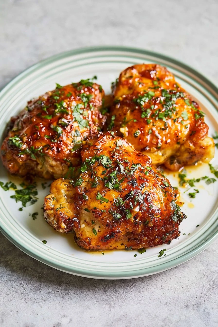 Honey Garlic Chicken Thighs