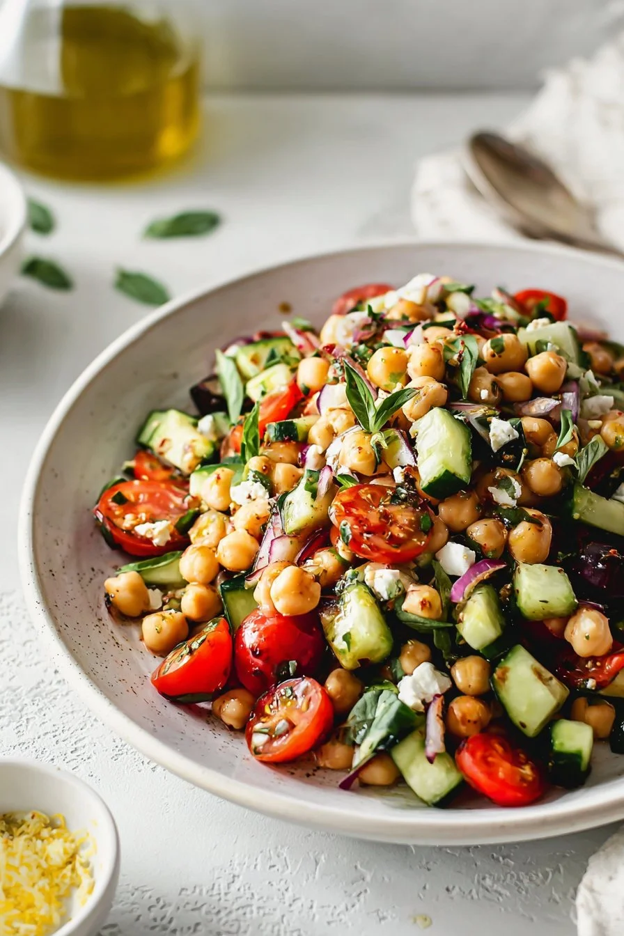 Mediterranean Chickpea Salad
