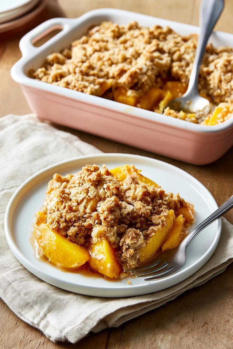 Mom's Peach Crisp