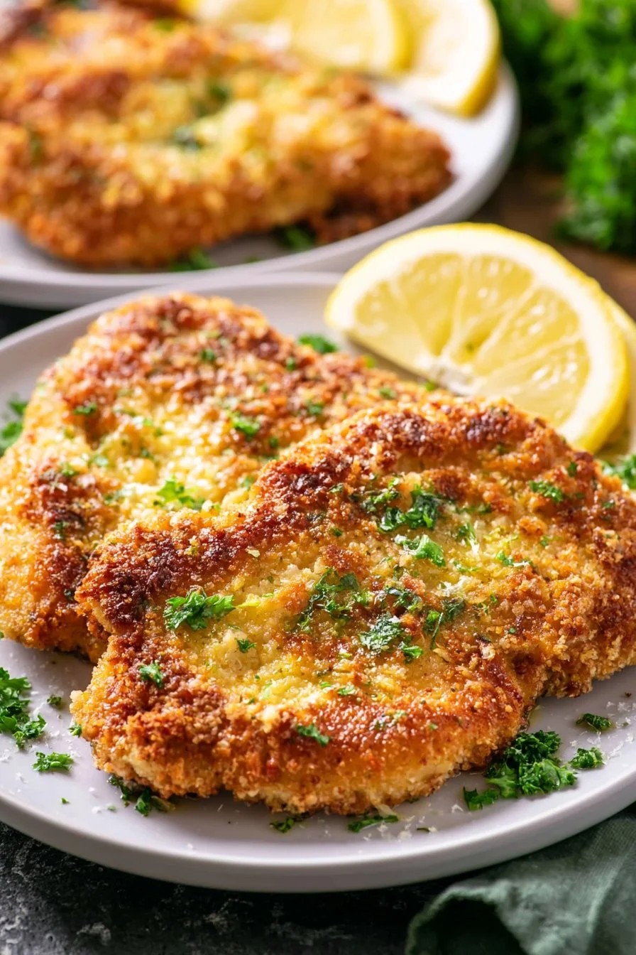 Parmesan Crusted Chicken Cutlets