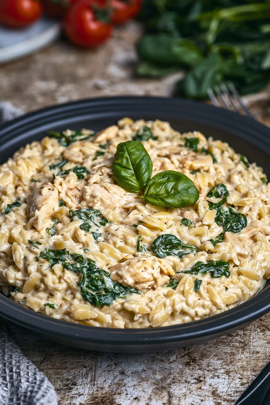 Creamy Chicken Orzo