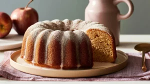 Easy apple-cider donut cake for a cozy dessert experience