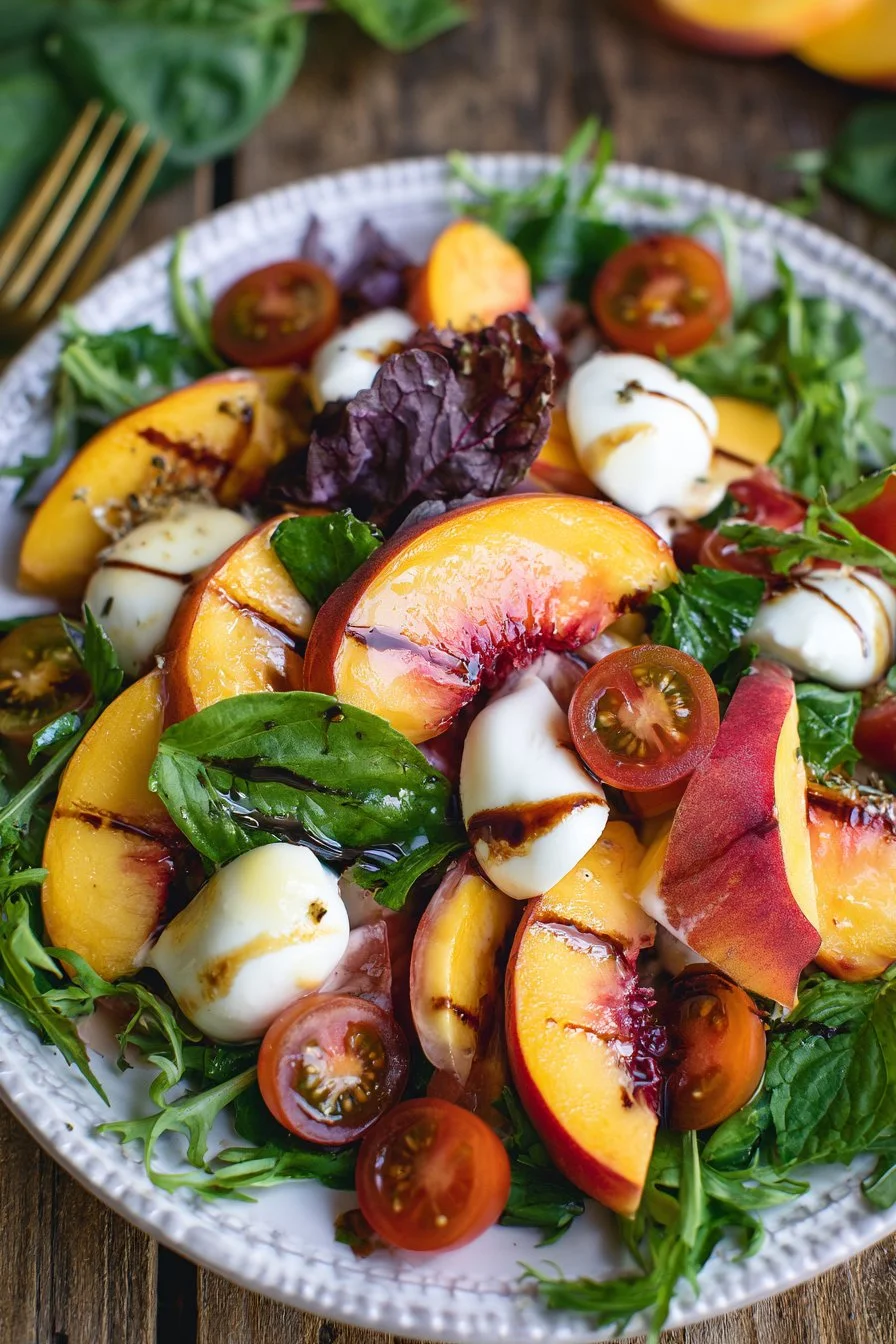 Peach Caprese Salad