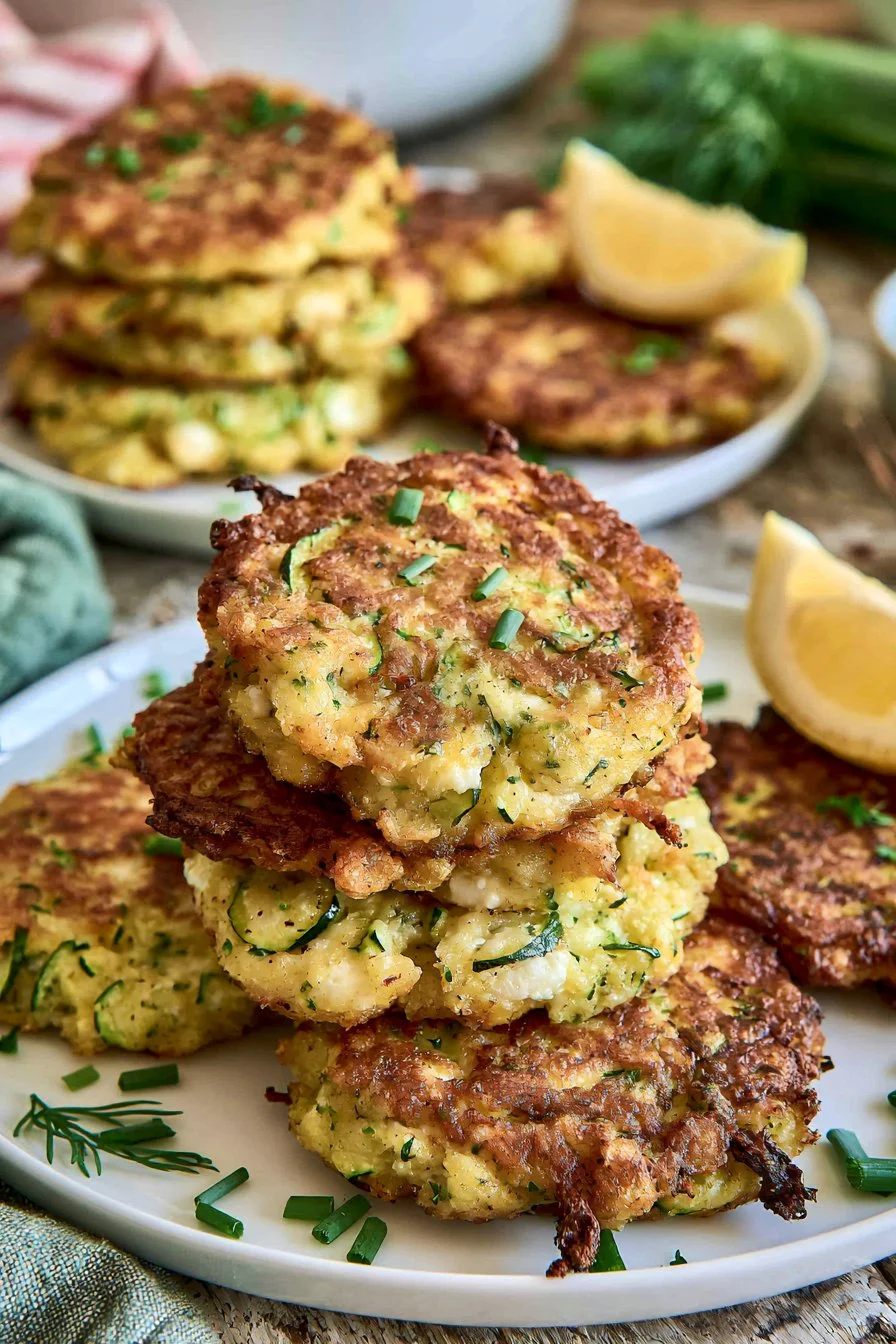 Zucchini Ricotta Fritters